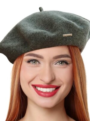Gajaous Classic Wool Berets for Women and Girls