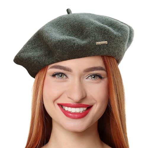 Gajaous Classic Wool Berets for Women and Girls