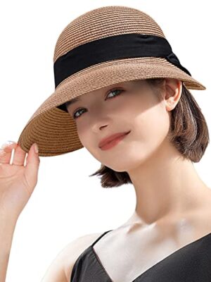 UV Protection Foldable Straw Beach Hat