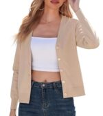 Lightweight V-Neck Cardigan Jumper