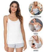Adjustable Spaghetti Strap Tank Tops