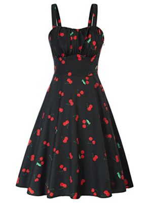 Vintage Sleeveless Midi Dress