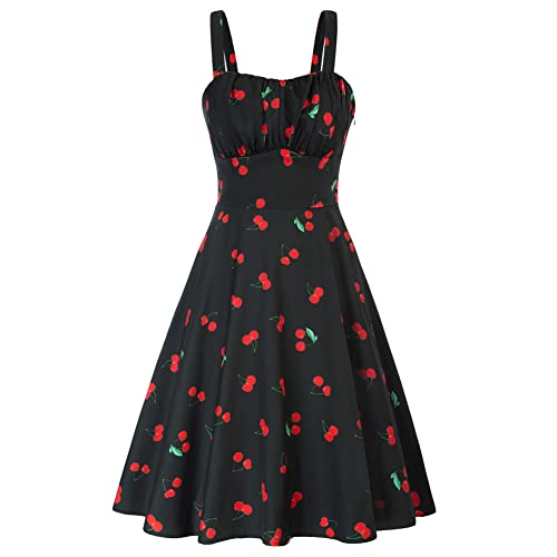 Vintage Sleeveless Midi Dress