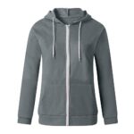 Zip Up Hoodie Casual Jacket with Pockets