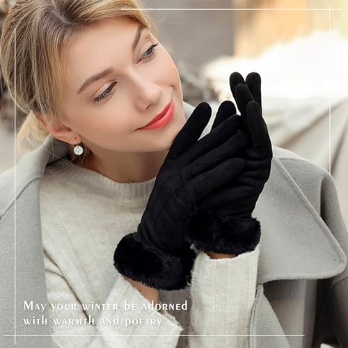 Touch Screen Winter Gloves - Fleece Lined