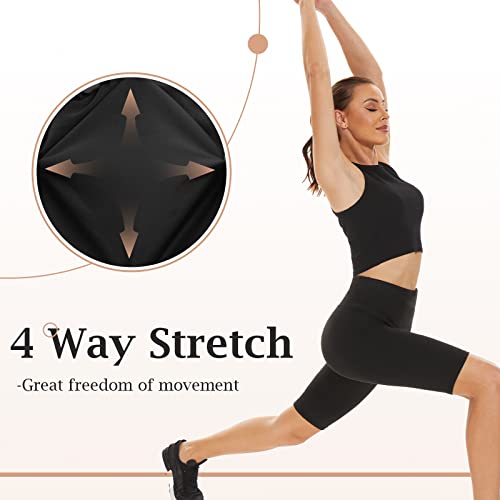 High Waisted Stretchy Cycling Shorts