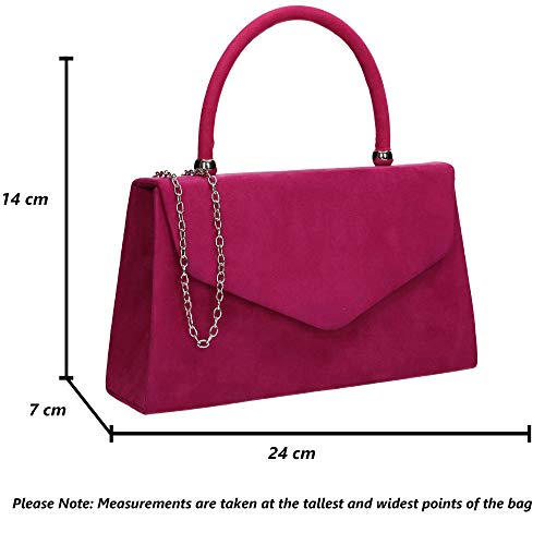 Kendall Suede Party Clutch Bag