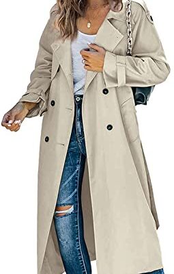 Casual Windproof Trench Coat