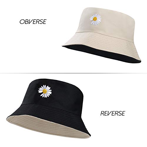 Reversible Cotton Daisy Sun Hat