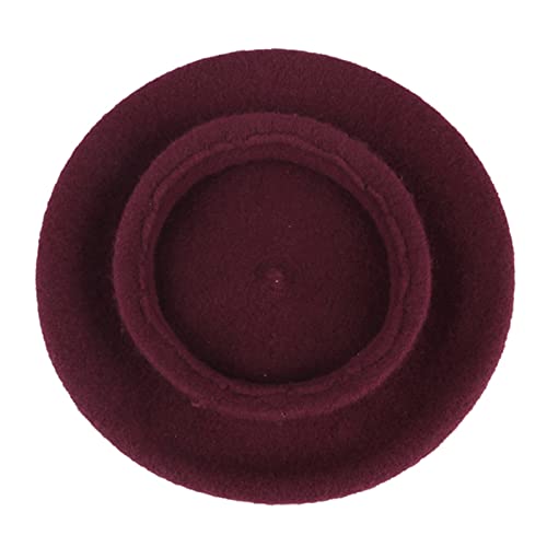 Vintage Wool Beret - French Style Beanie Cap
