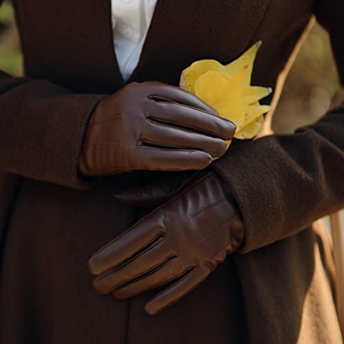 Leather Gloves, Winter Cashmere
