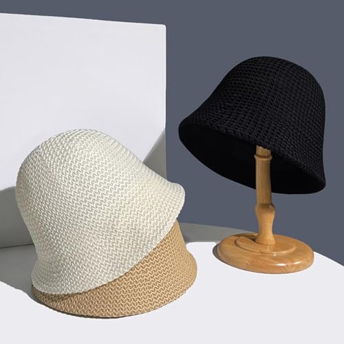 Mesh Woven UV Protection Bucket Hat