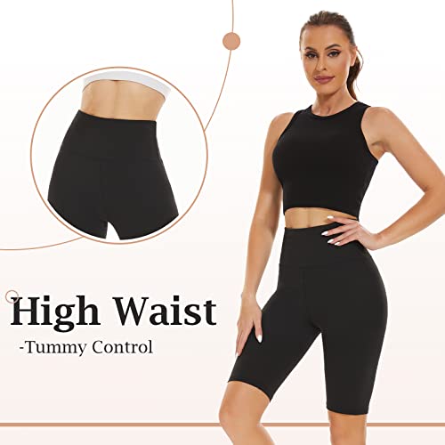 High Waisted Stretchy Cycling Shorts