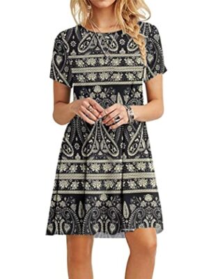 Summer Casual T-Shirt Dress