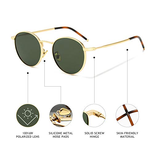 Vintage Round Metal Sunglasses