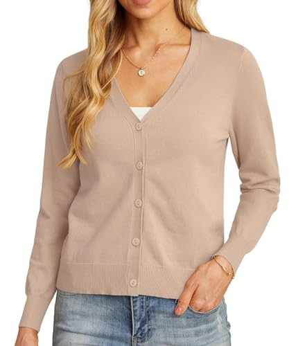 Lightweight V-Neck Cardigan Jumper