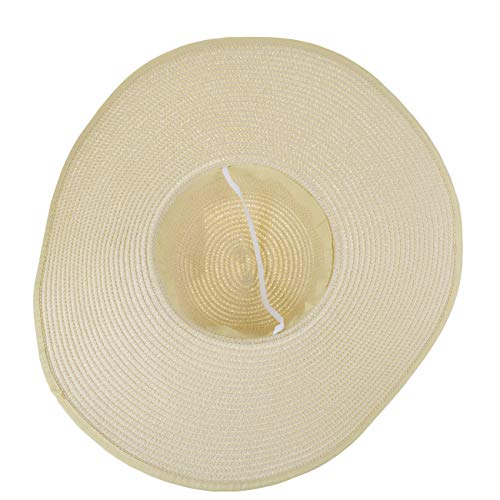 Big Bowknot Foldable Straw Sun Hat