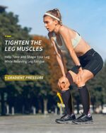 Compression Socks 2 Pairs for Calf & Ankle Support