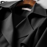 Slim Fit Windbreaker Trench Coat