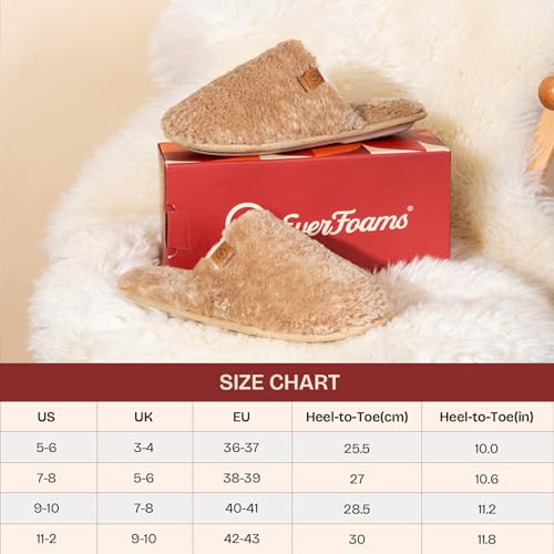 Cosy Shearling Memory Foam Slippers