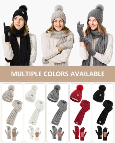 Winter Hat, Scarf & Gloves Set