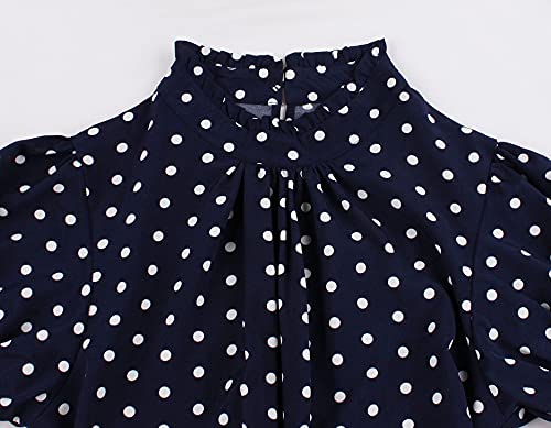 Polka Dots Pleated Midi Dress