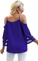 Summer Cold Shoulder Blouse