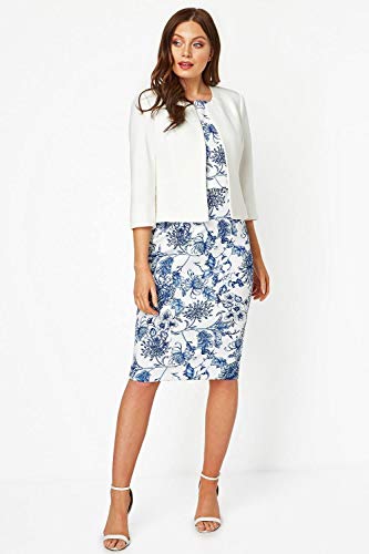 Cropped Bolero Jacket - 2 Pockets
