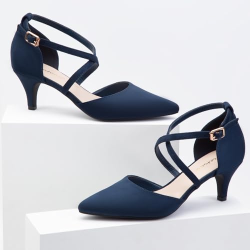 Pointed Toe Kitten Heel Sandals