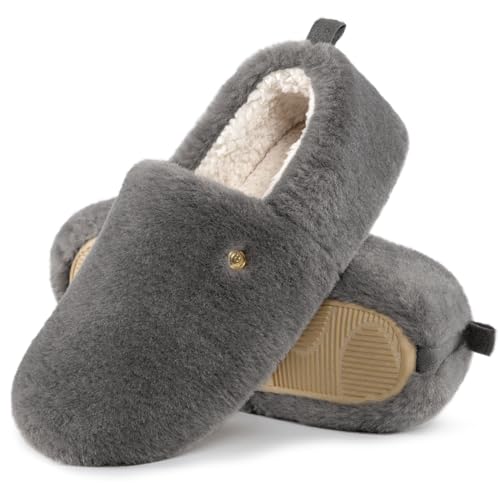Fuzzy Faux Wool Non-slip House Shoes