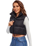 Lightweight Padded Cropped Vest