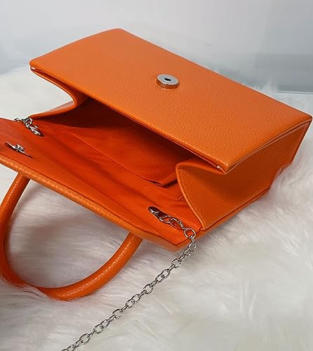 Faux Leather Clutch Handbag