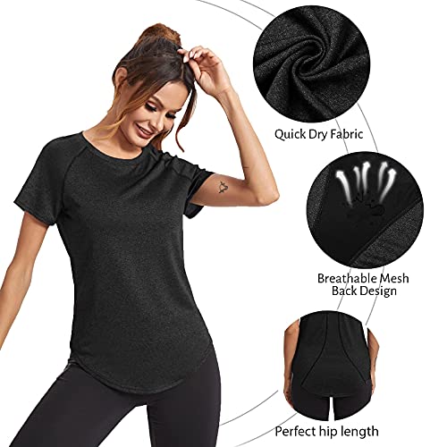 Quick Dry Gym T-Shirt, Short Sleeve