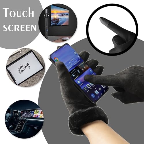 Touch Screen Winter Gloves - Fleece Lined