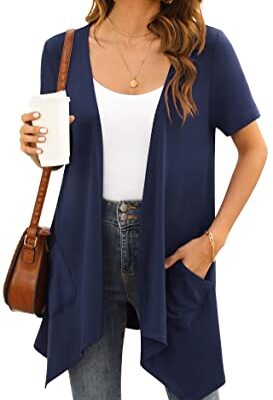 Long Sleeve Lightweight Cardigan with Pocket