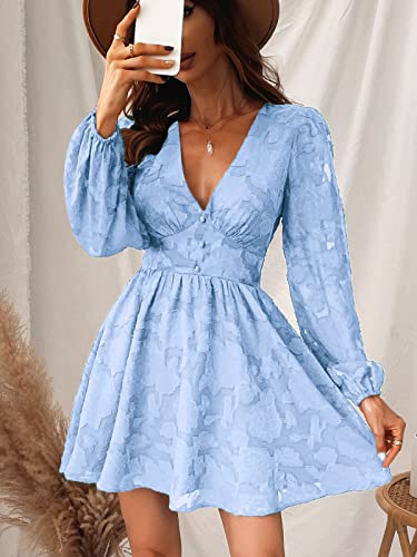 Lace Floral Print Mini Dress