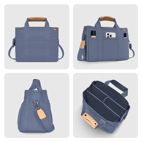Blue Canvas Tote Bag