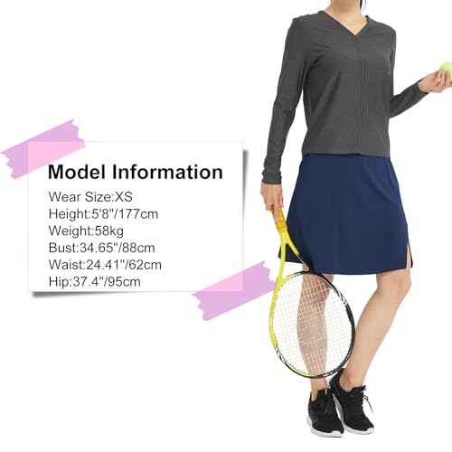 Knee Length Golf Skirts with Pockets