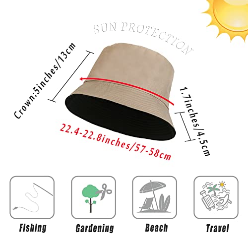 Cotton Bucket Hat for Outdoor Hiking