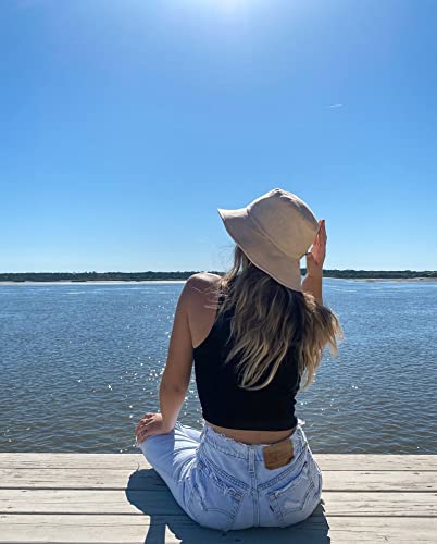 Cotton Bucket Hat for Outdoor Hiking