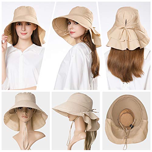 Wide Brim UV Protection Cotton Sun Hat
