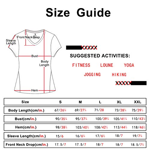 Workout V-Neck Short-Sleeve Tops, 3 Pack