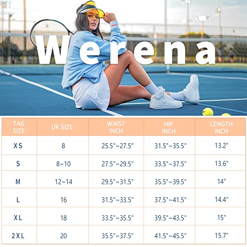 Pleated High Waist Tennis Skirt with Shorts & Pockets
