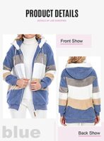 Fuzzy Fleece Hooded Cardigan