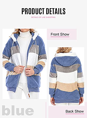 Fuzzy Fleece Hooded Cardigan