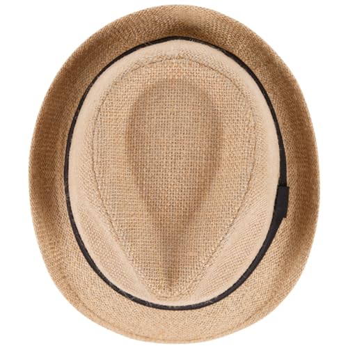 Fedora, Natural, Adult Unisex Hat, Beige
