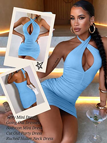Sexy Mini Criss Cross Bodycon Dress
