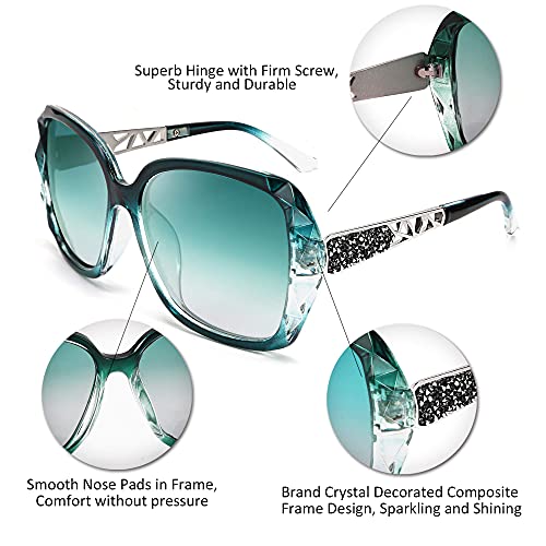 Oversized Polarised Sunglasses