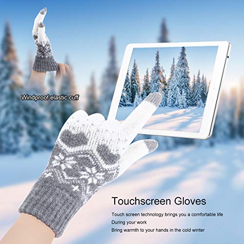 Touchscreen Winter Gloves - Grey