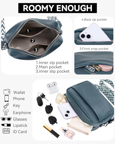 Crossbody Bag with Wide Strap